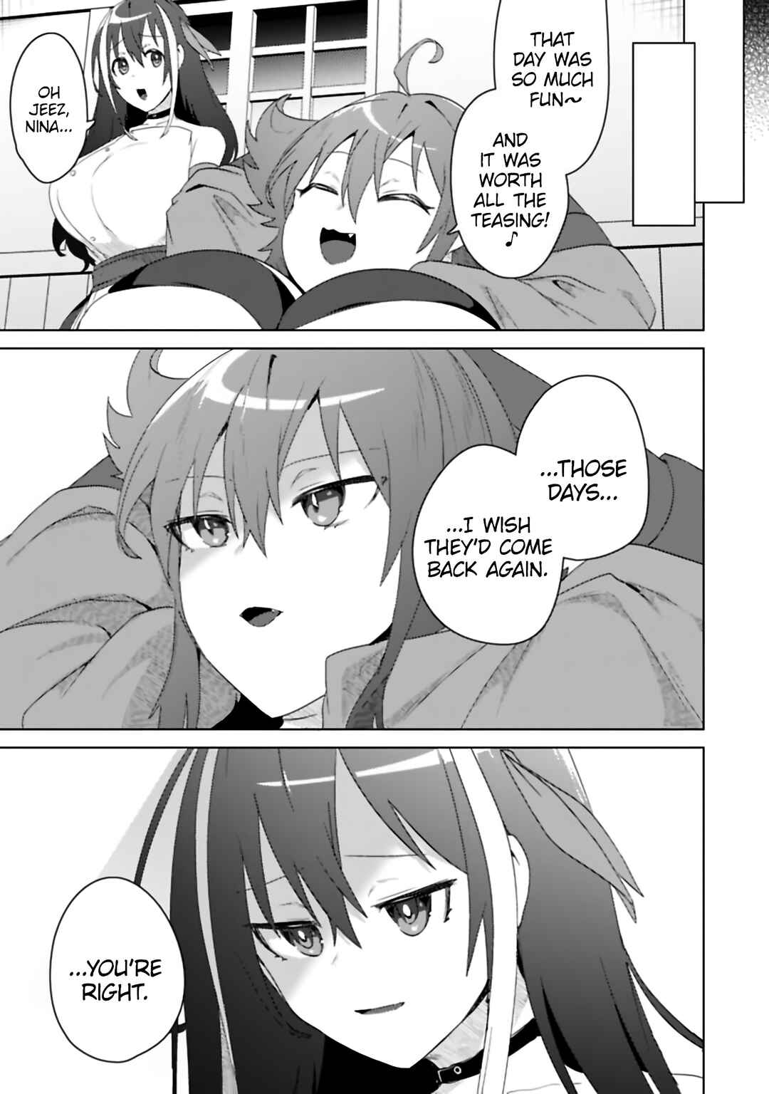 Page 21 Chapter 3 Bakunyuu-tachi ni Tsuihou Saretaga Modore to Iwaretemo, mou oso... Modorimashiyuu!