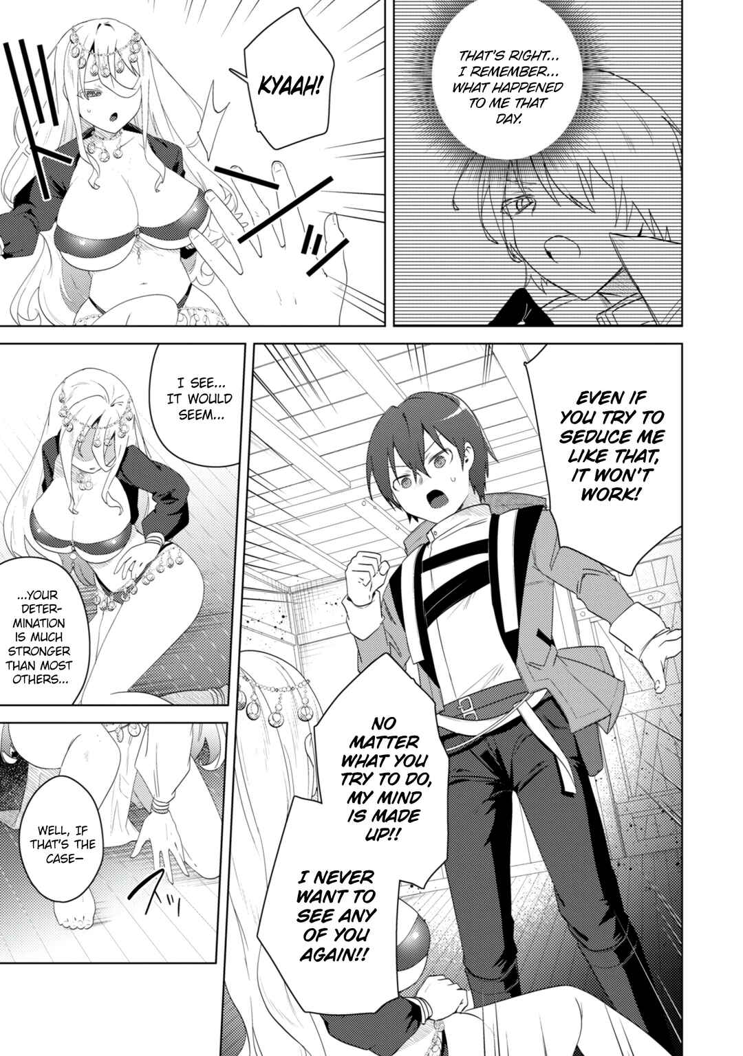 Page 13 Chapter 6 Bakunyuu-tachi ni Tsuihou Saretaga Modore to Iwaretemo, mou oso... Modorimashiyuu!