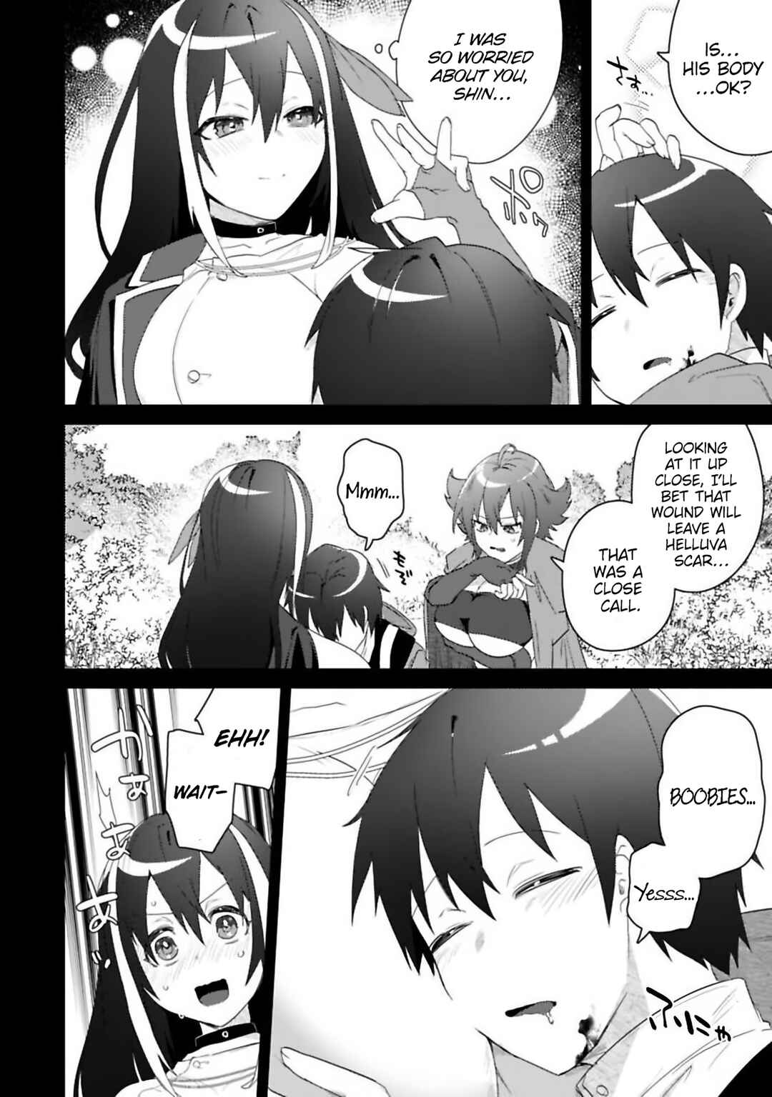 Page 14 Chapter 2.2 Bakunyuu-tachi ni Tsuihou Saretaga Modore to Iwaretemo, mou oso... Modorimashiyuu!