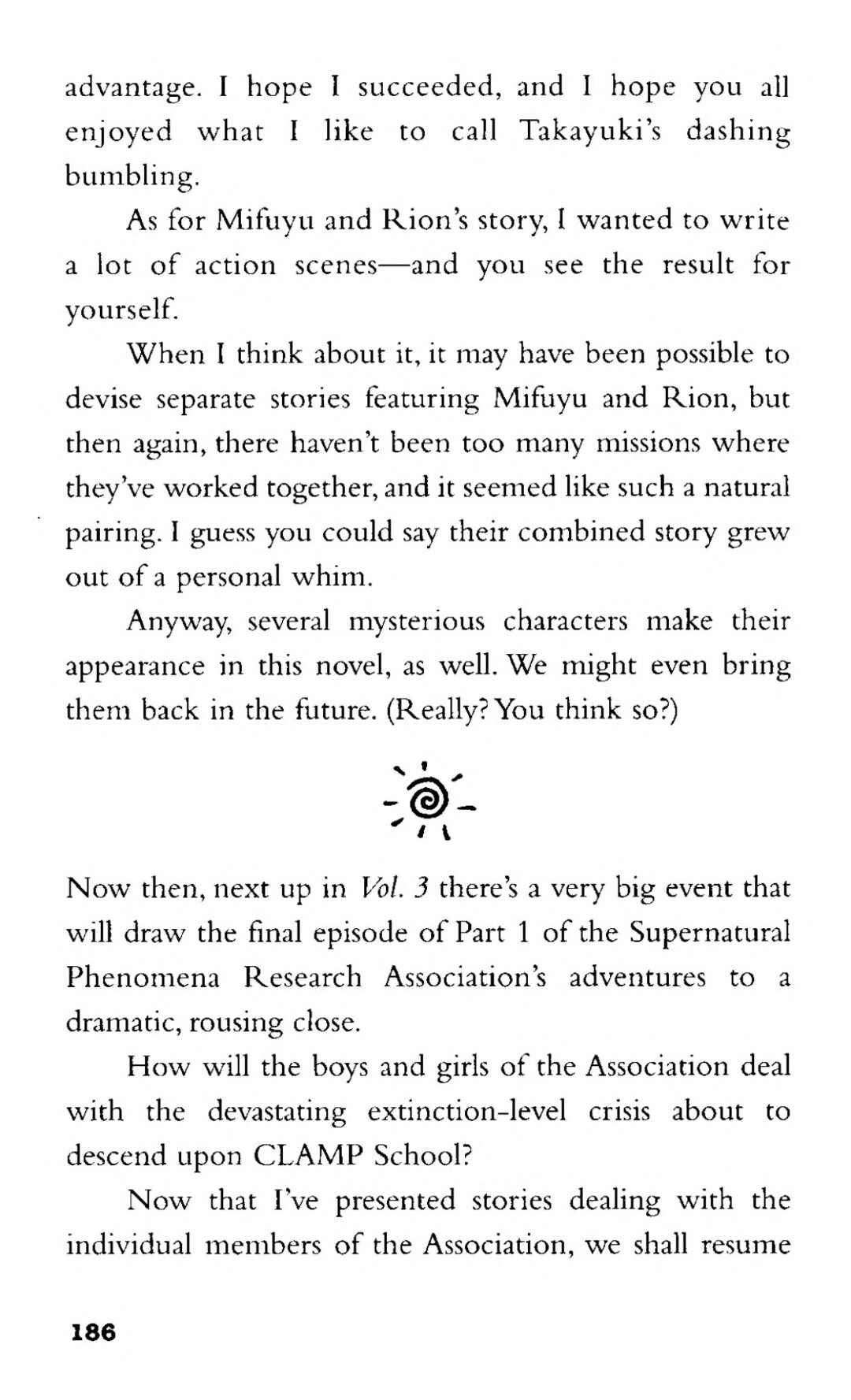 Page 2 Chapter 3.5 CLAMP School Paranormal Investigators [Light Novel]