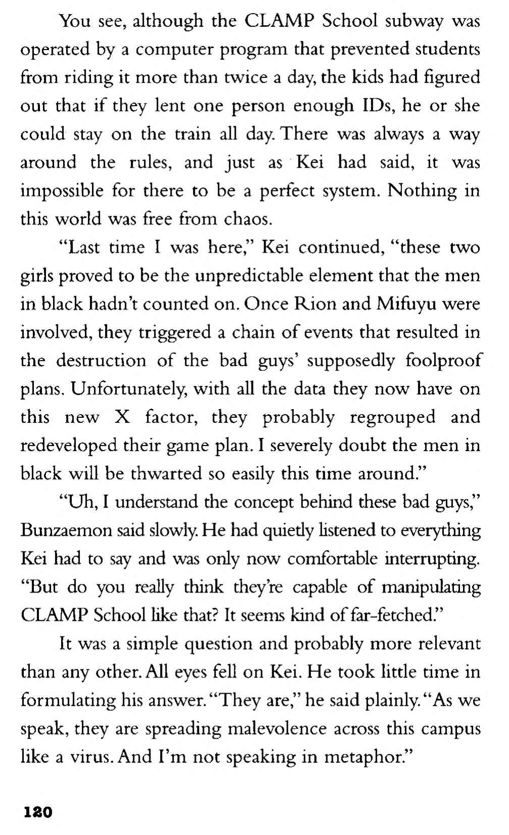 Page 102 Chapter 2 CLAMP School Paranormal Investigators [Light Novel]