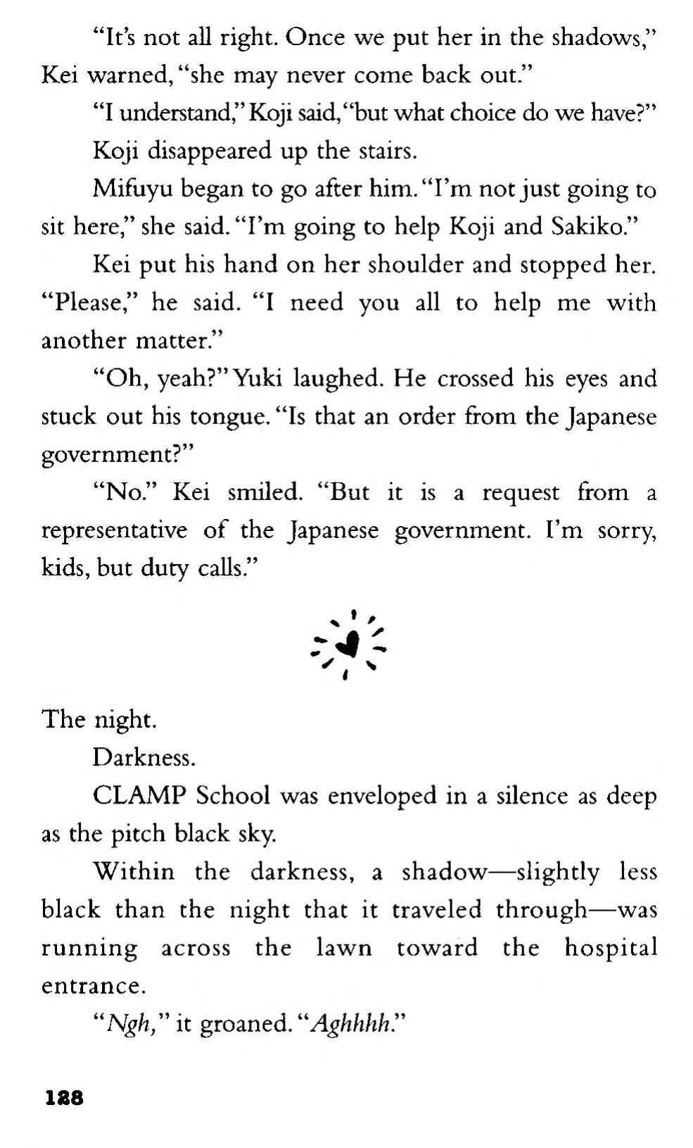 Page 110 Chapter 2 CLAMP School Paranormal Investigators [Light Novel]