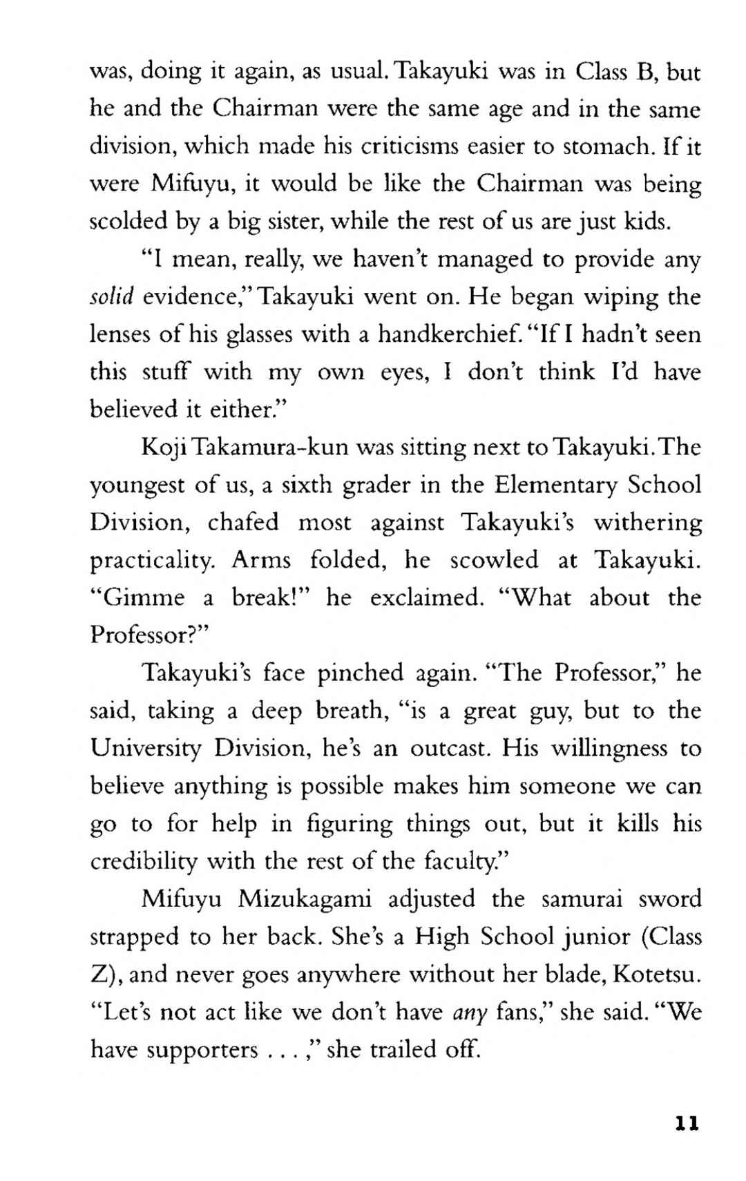 Page 10 Chapter 1 CLAMP School Paranormal Investigators [Light Novel]