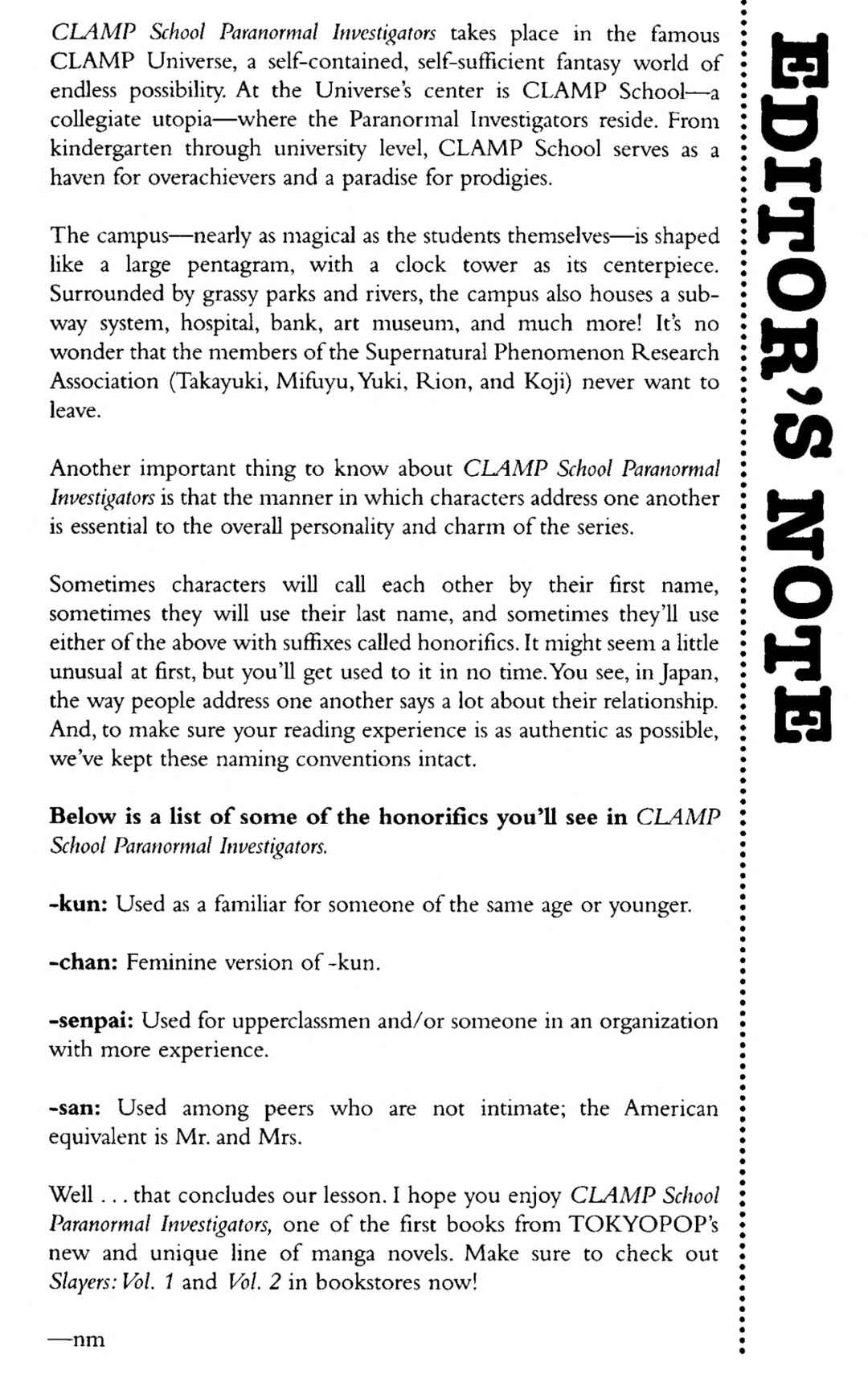 Page 5 Chapter 1 CLAMP School Paranormal Investigators [Light Novel]