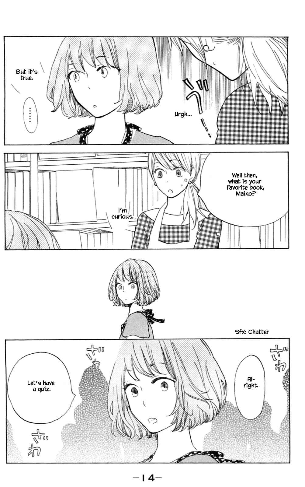 Page 14 Chapter 15.1 Akari of the Forest Bookshop