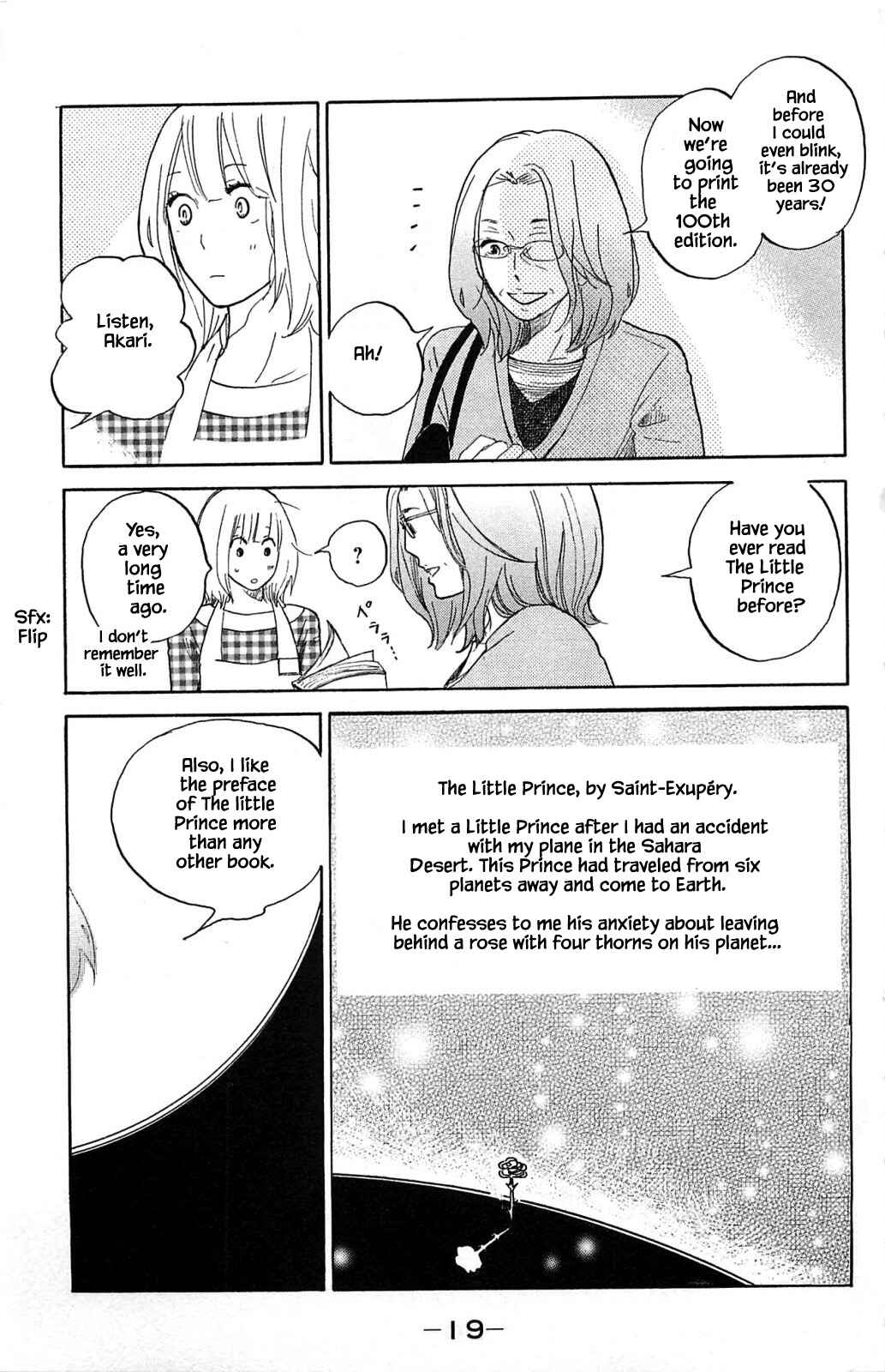 Page 19 Chapter 11.1 Akari of the Forest Bookshop