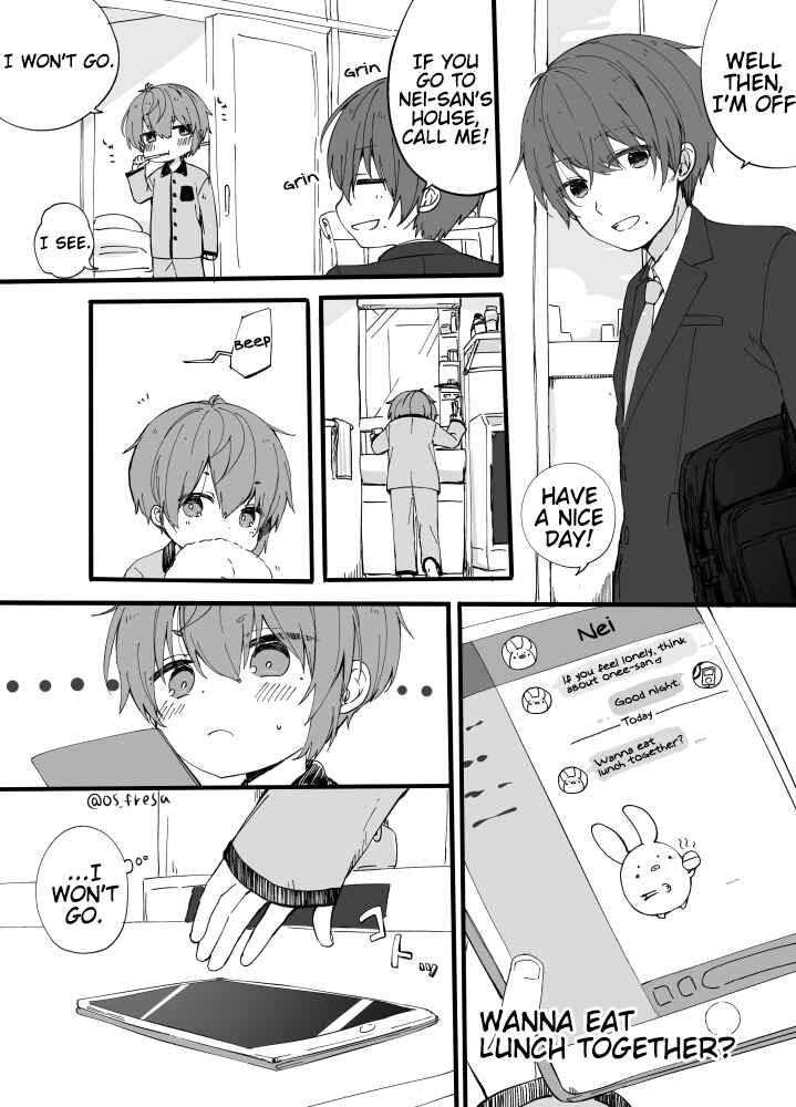 Page 1 Chapter 88 Nei to Souta no Petite Manga