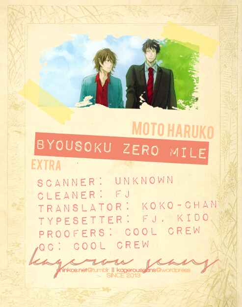 Page 1 Chapter 5.5 Byousoku Zero Mile
