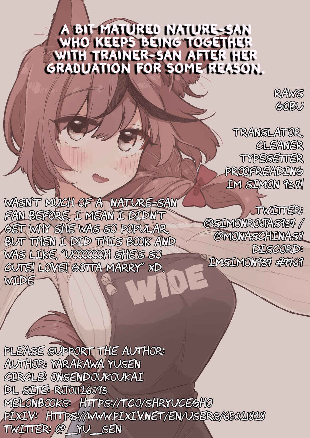 Page 35 Chapter Unknown_3dcc Uma Musume Pretty Derby - A bit matured Nature-San who keeps being together with Trainer-San for some reason! (Doujinshi)