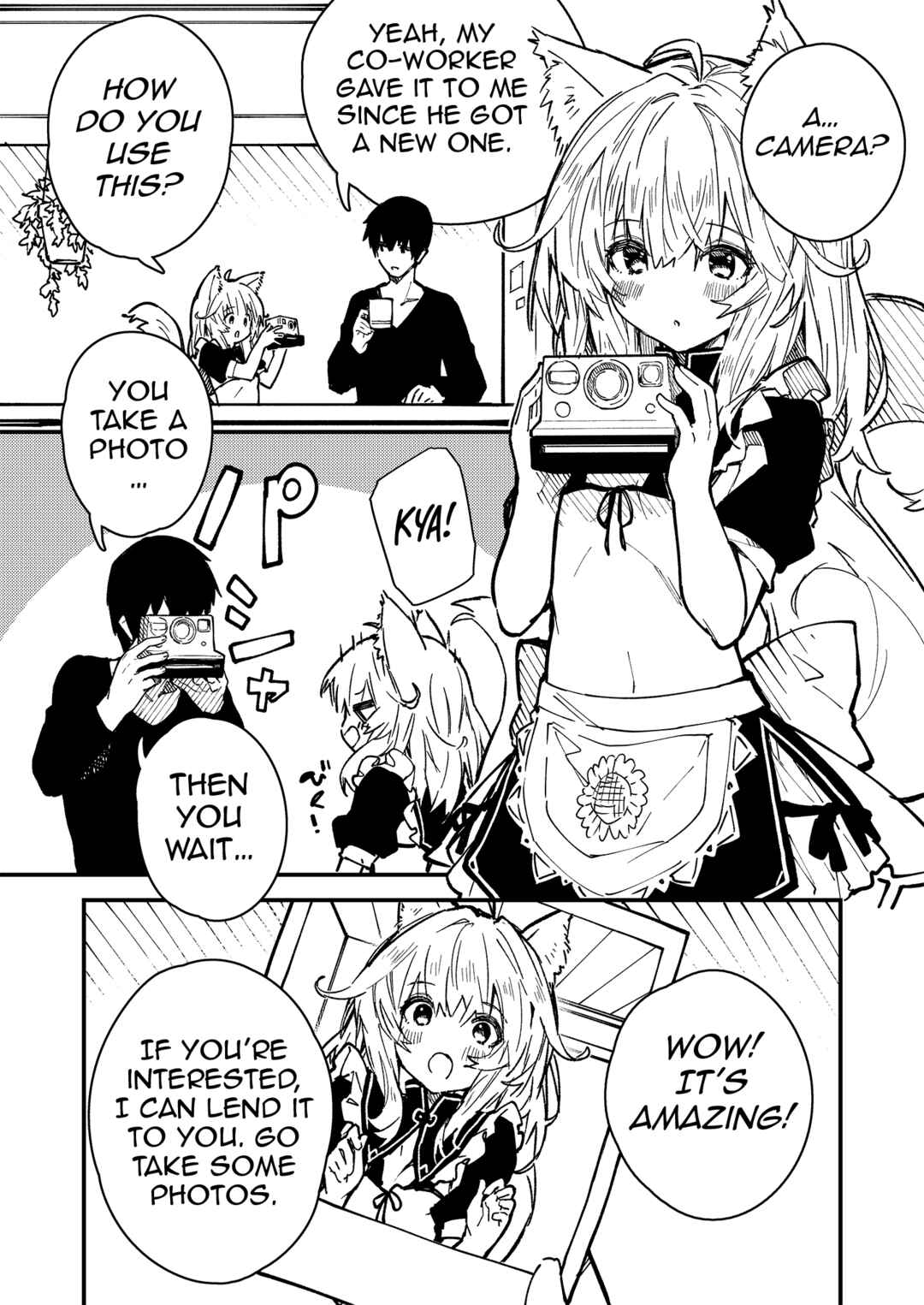 Page 1 Chapter 23 Kemomimi Meido ga Ie ni iru