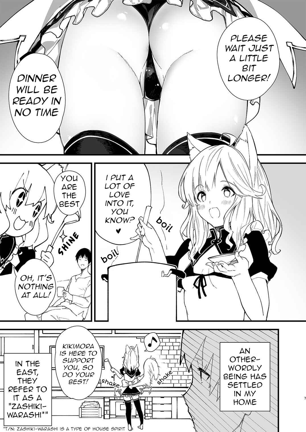 Page 4 Chapter 1 Kemomimi Meido ga Ie ni iru