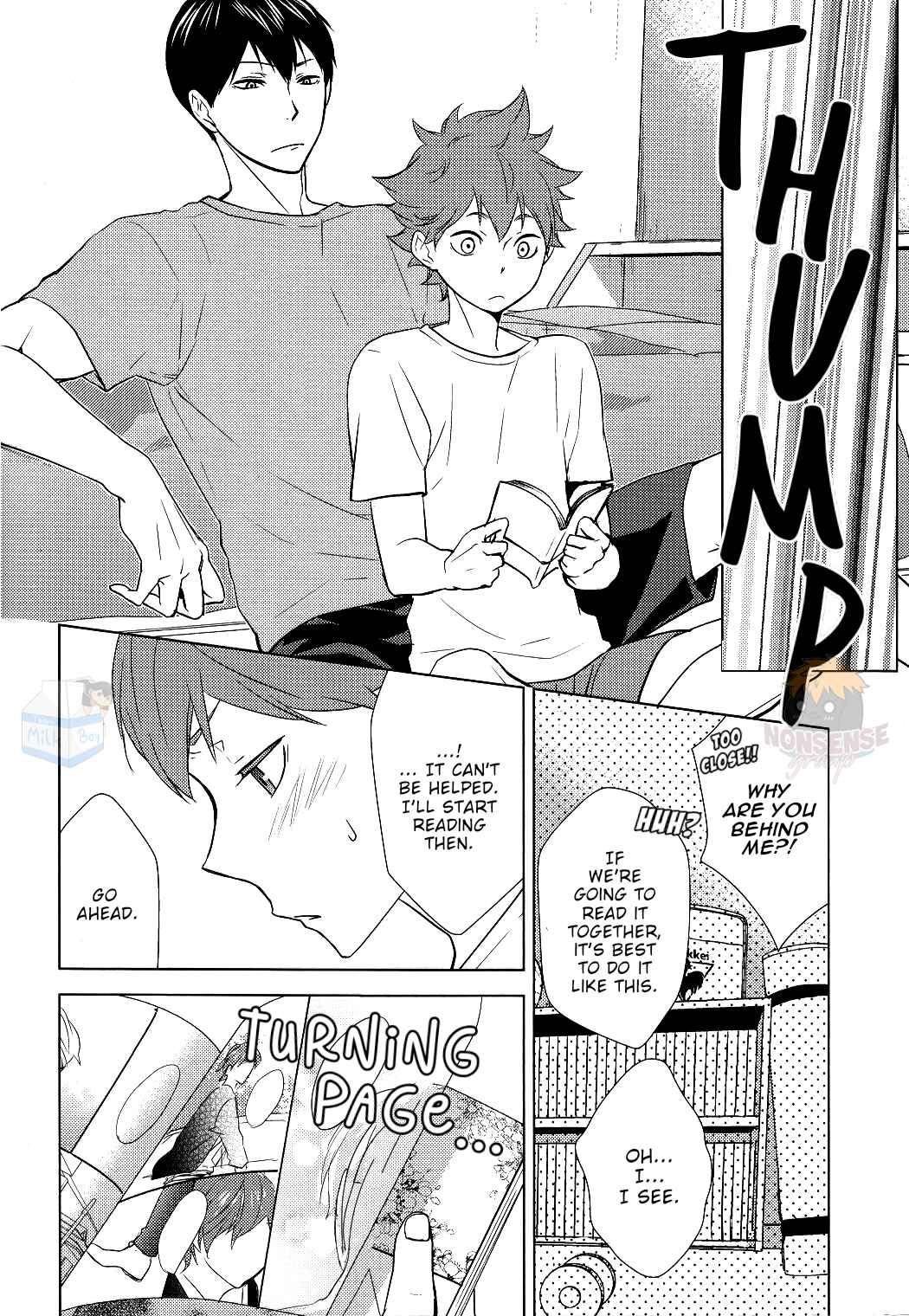 Page 12 Chapter Unknown_30e5 Haikyuu!! -Lovemaking Techniques Learned from BL Manga (Doujinshi)