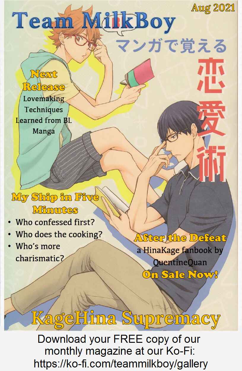 Page 28 Chapter Unknown_30e5 Haikyuu!! -Lovemaking Techniques Learned from BL Manga (Doujinshi)