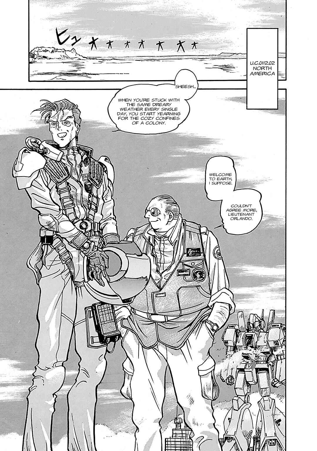 Page 1 Chapter 4 Mobile Suit Gundam Silhouette Formula 91 in U.C. 0123