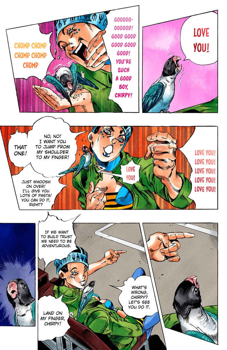 Page 12 Chapter 5 JoJos Bizarre Adventure, Part 6: Stone Ocean (Official Colored)