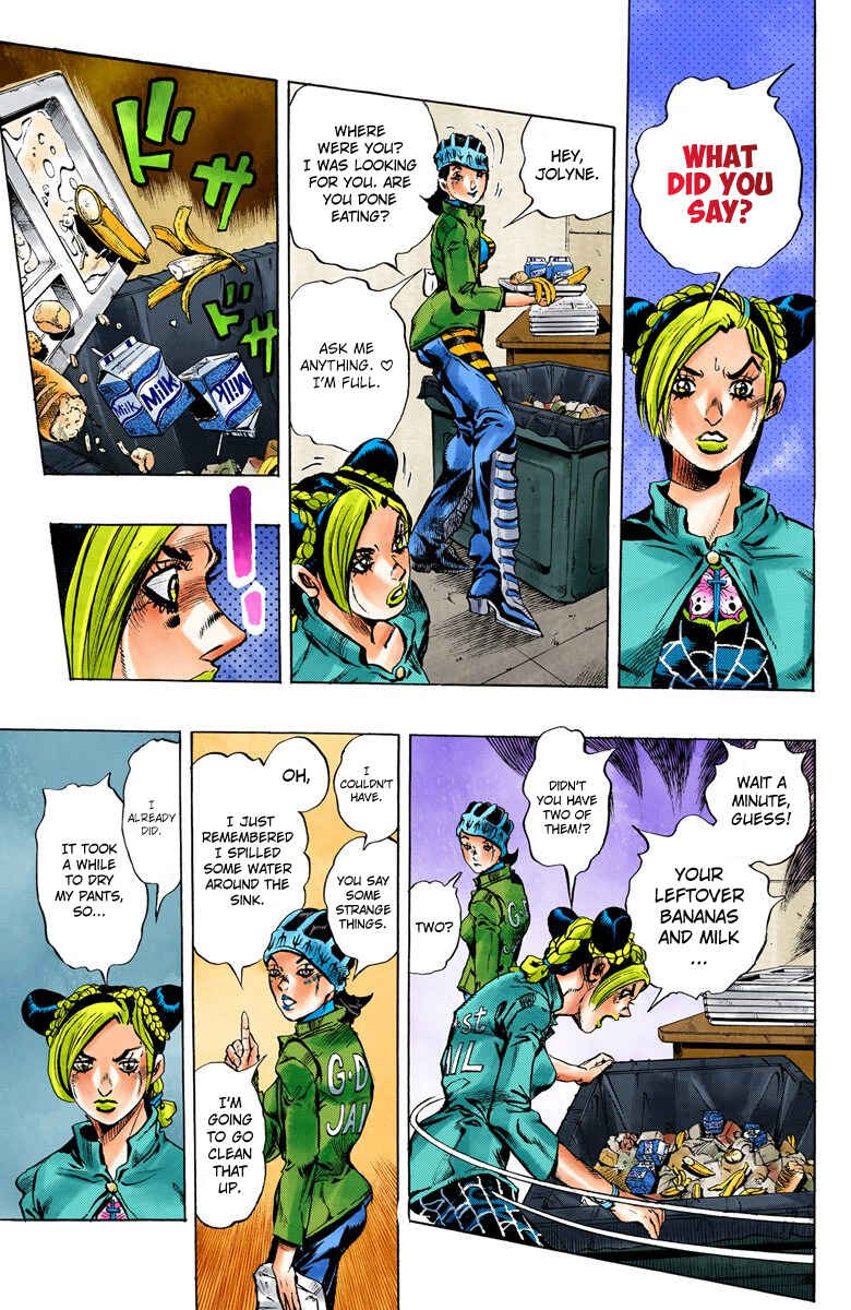Page 8 Chapter 5 JoJos Bizarre Adventure, Part 6: Stone Ocean (Official Colored)