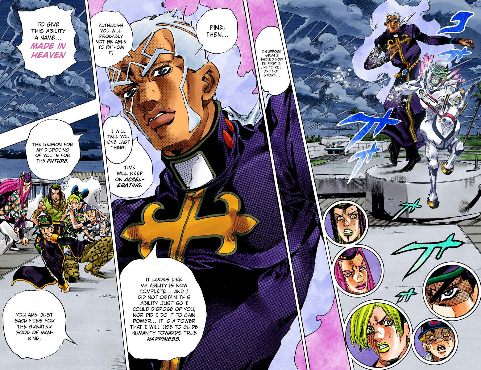 Page 9 Chapter 152 JoJos Bizarre Adventure, Part 6: Stone Ocean (Official Colored)