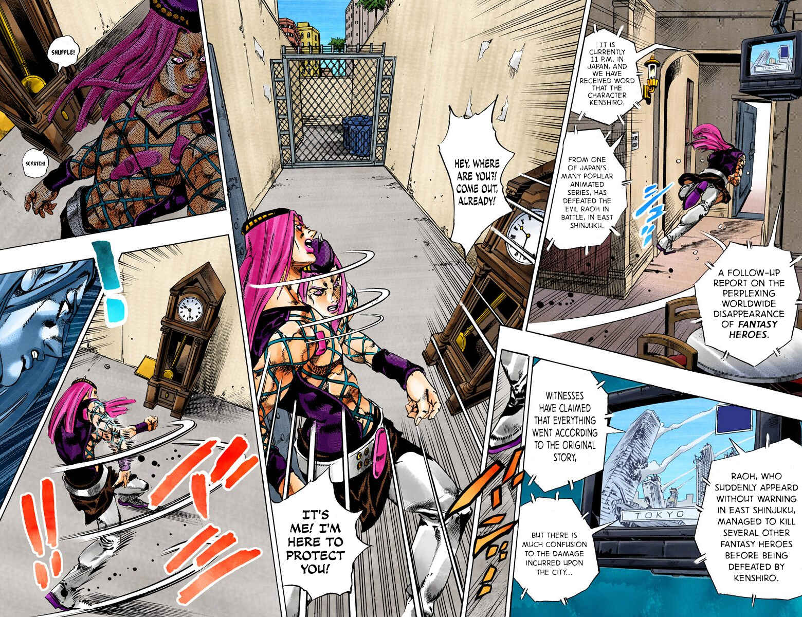 Page 11 Chapter 107 JoJos Bizarre Adventure, Part 6: Stone Ocean (Official Colored)
