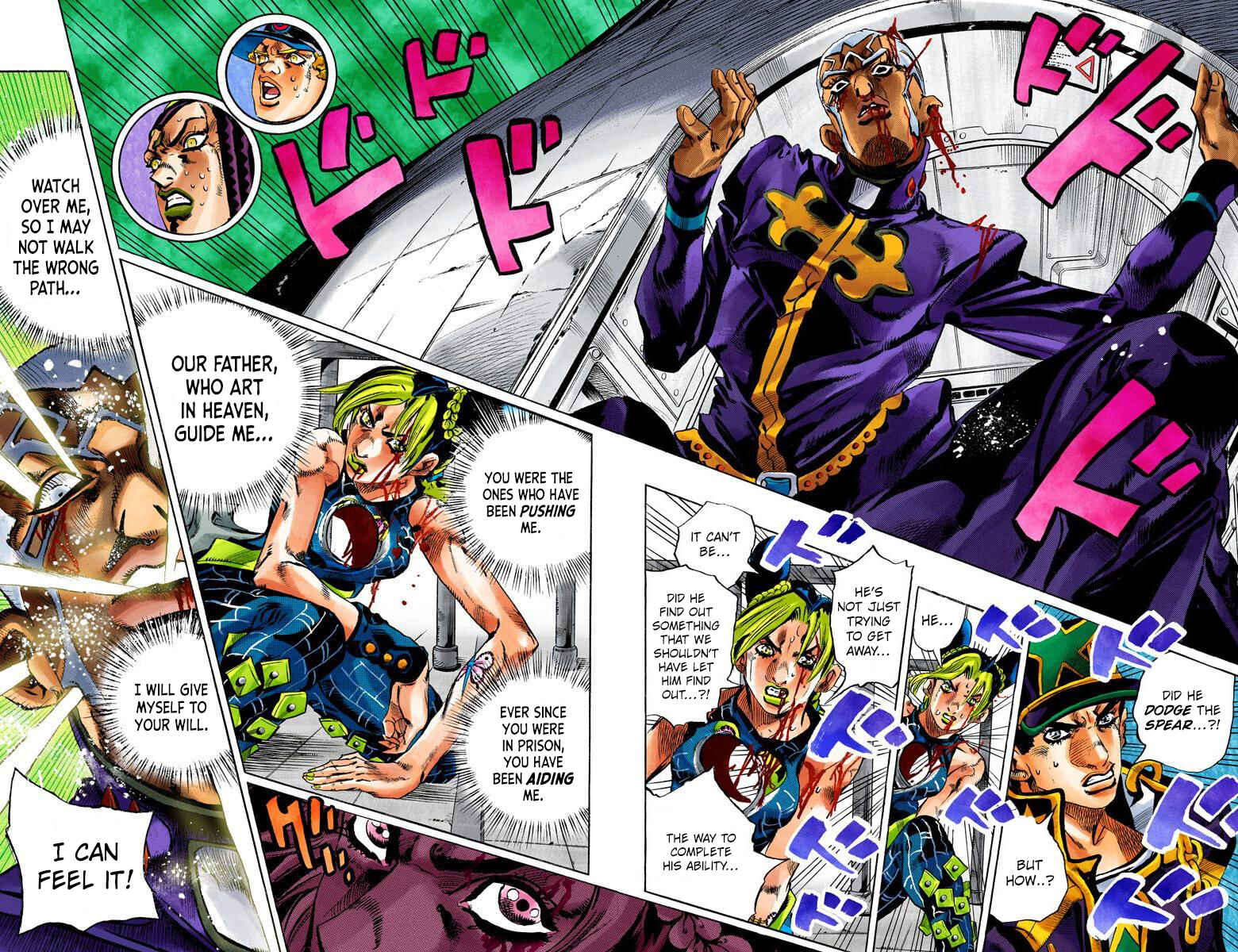 Page 12 Chapter 148 JoJos Bizarre Adventure, Part 6: Stone Ocean (Official Colored)