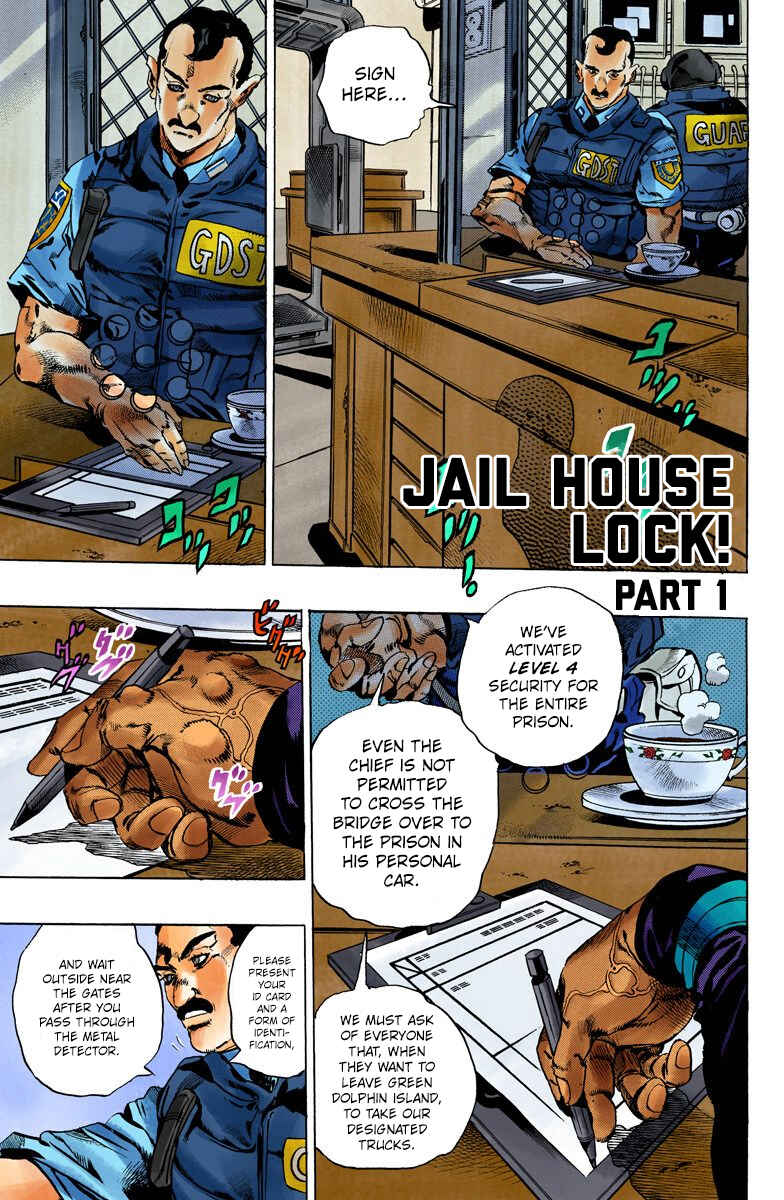 Page 1 Chapter 96 JoJos Bizarre Adventure, Part 6: Stone Ocean (Official Colored)