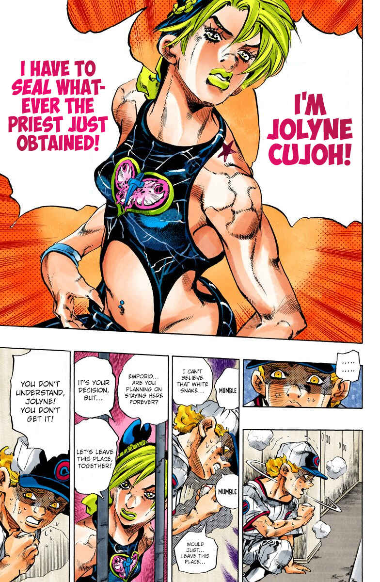 Page 14 Chapter 96 JoJos Bizarre Adventure, Part 6: Stone Ocean (Official Colored)