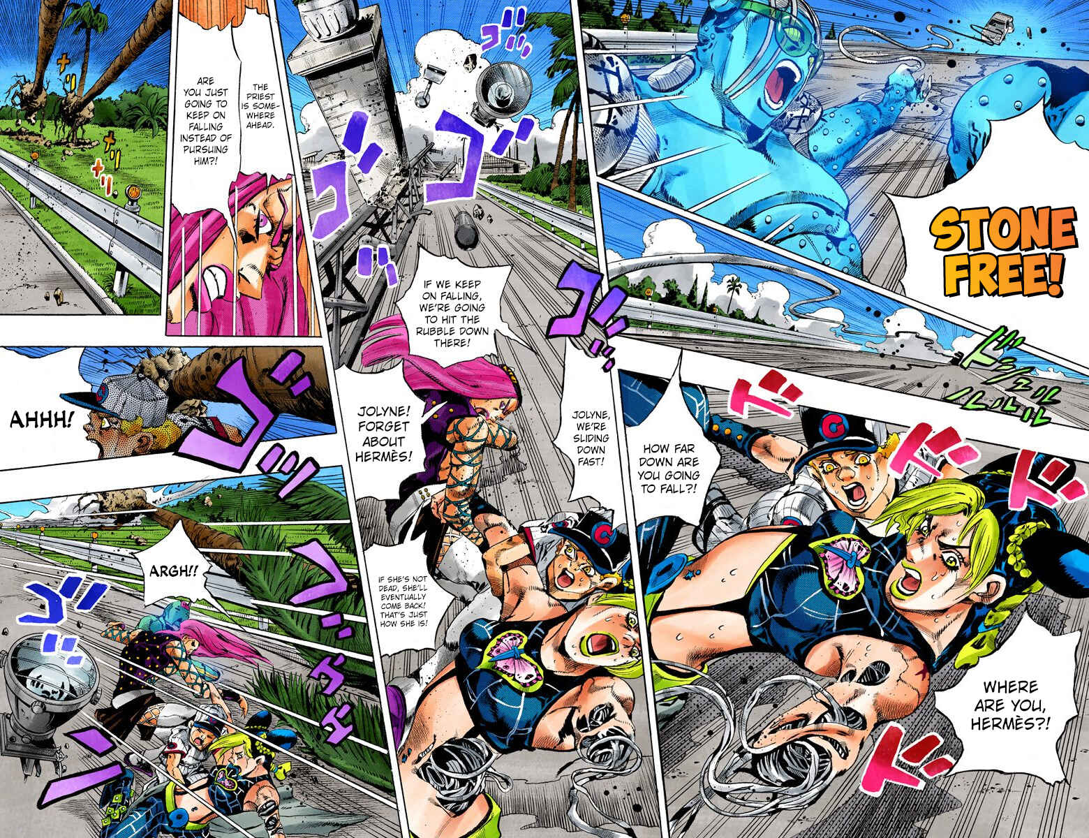 Page 4 Chapter 140 JoJos Bizarre Adventure, Part 6: Stone Ocean (Official Colored)