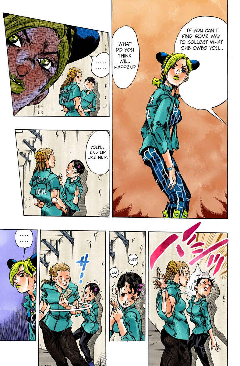 Page 9 Chapter 10 JoJos Bizarre Adventure, Part 6: Stone Ocean (Official Colored)