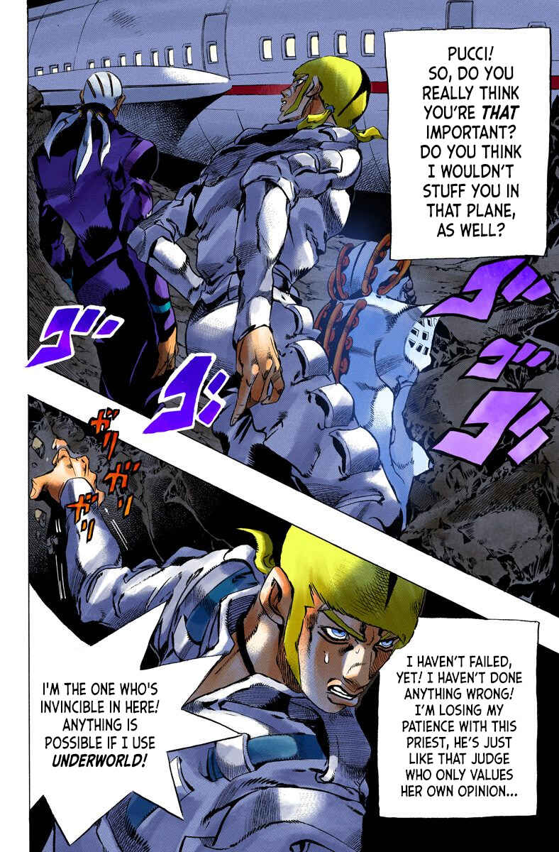 Page 8 Chapter 122 JoJos Bizarre Adventure, Part 6: Stone Ocean (Official Colored)