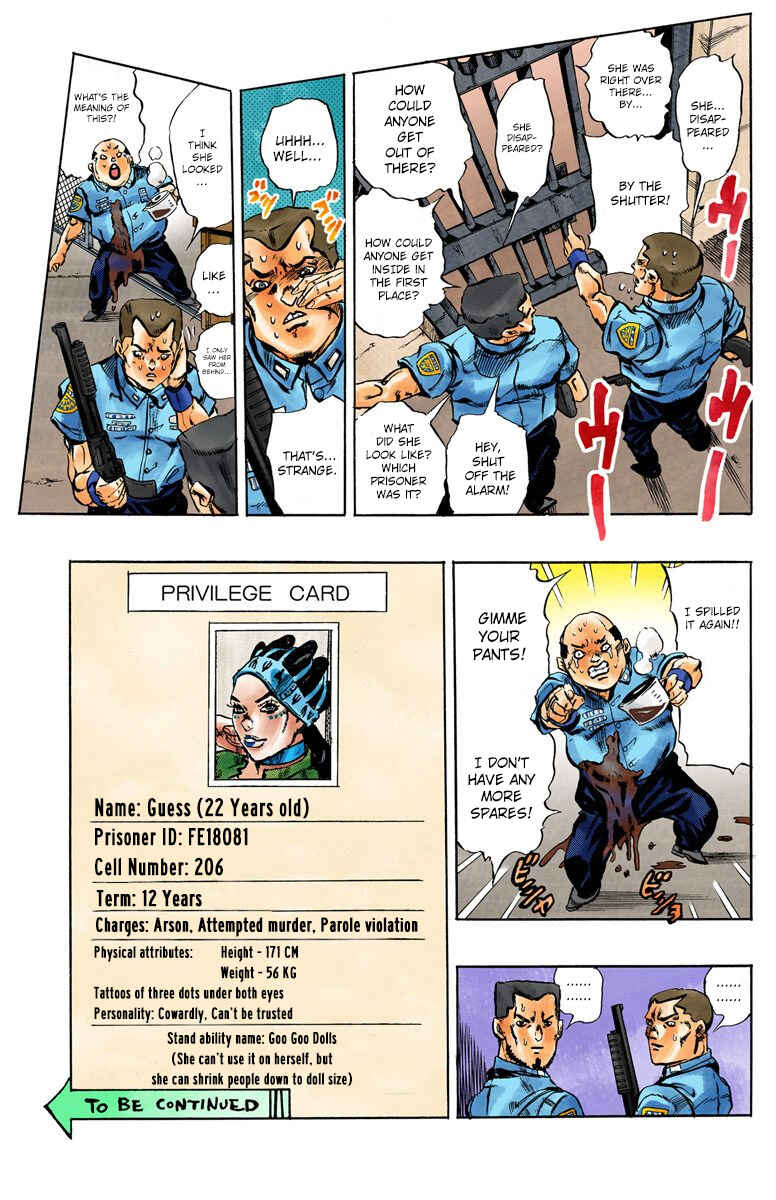 Page 22 Chapter 9 JoJos Bizarre Adventure, Part 6: Stone Ocean (Official Colored)