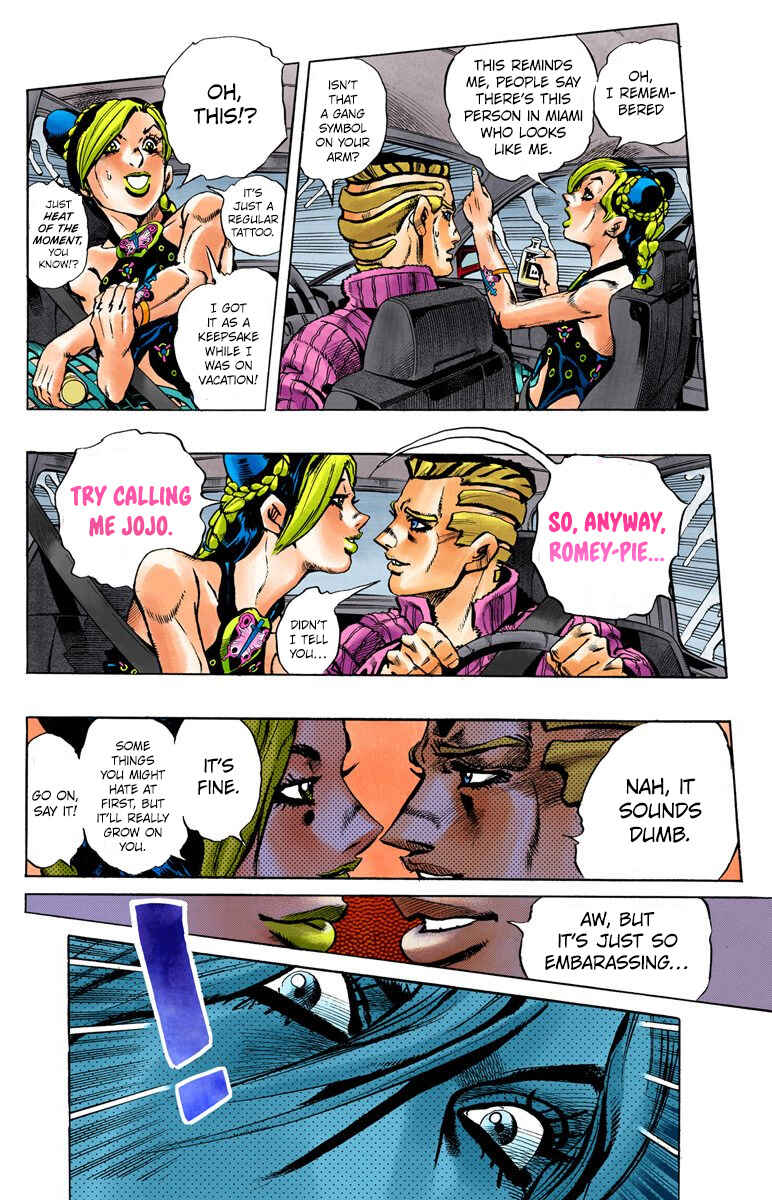 Page 4 Chapter 2 JoJos Bizarre Adventure, Part 6: Stone Ocean (Official Colored)