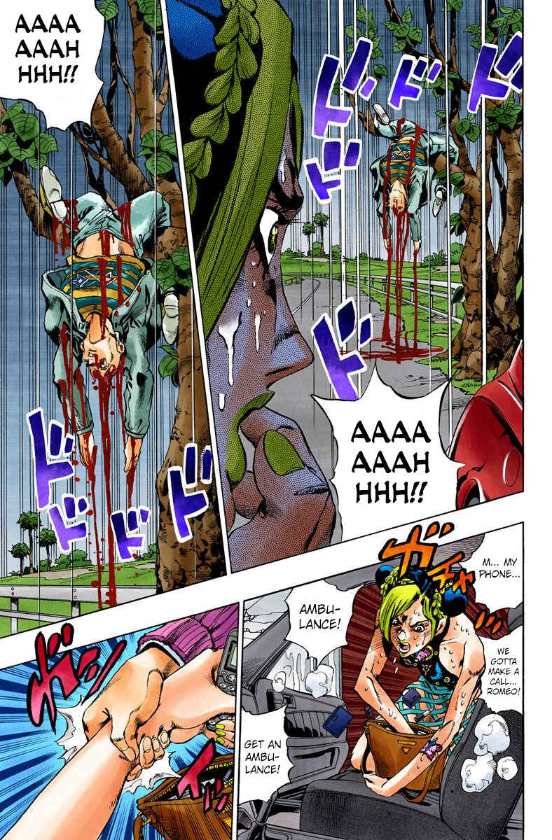 Page 8 Chapter 2 JoJos Bizarre Adventure, Part 6: Stone Ocean (Official Colored)