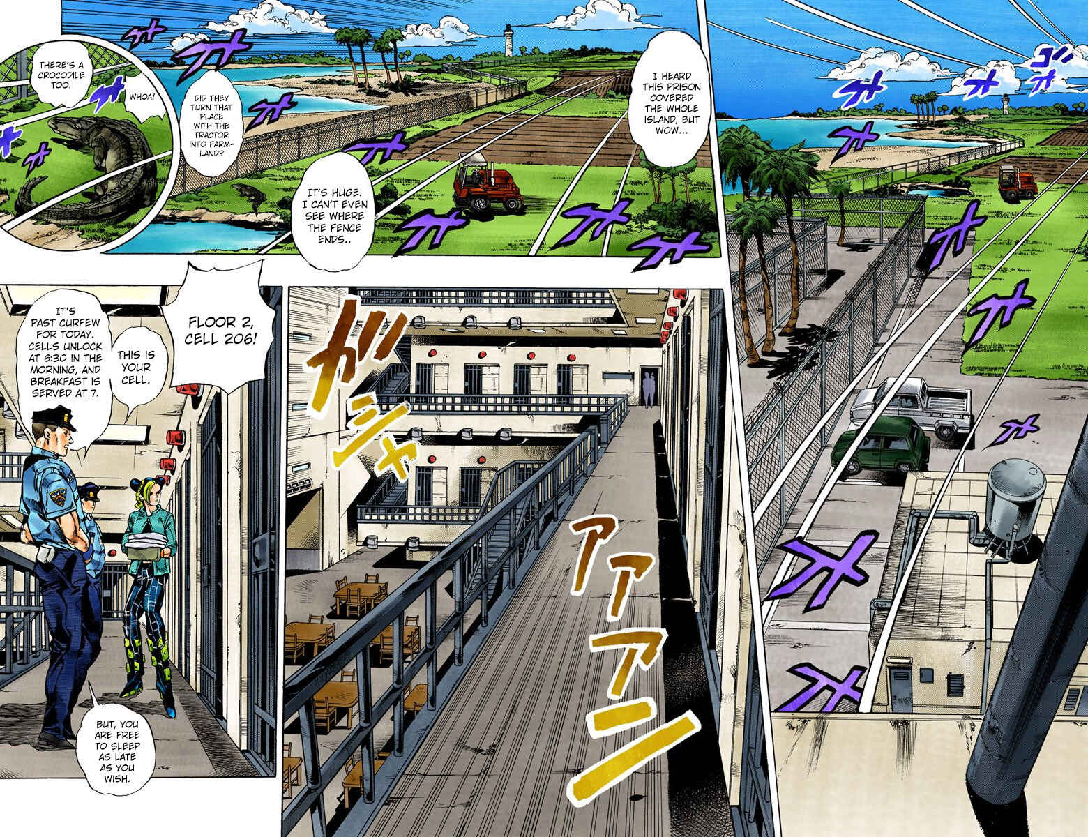 Page 10 Chapter 4 JoJos Bizarre Adventure, Part 6: Stone Ocean (Official Colored)