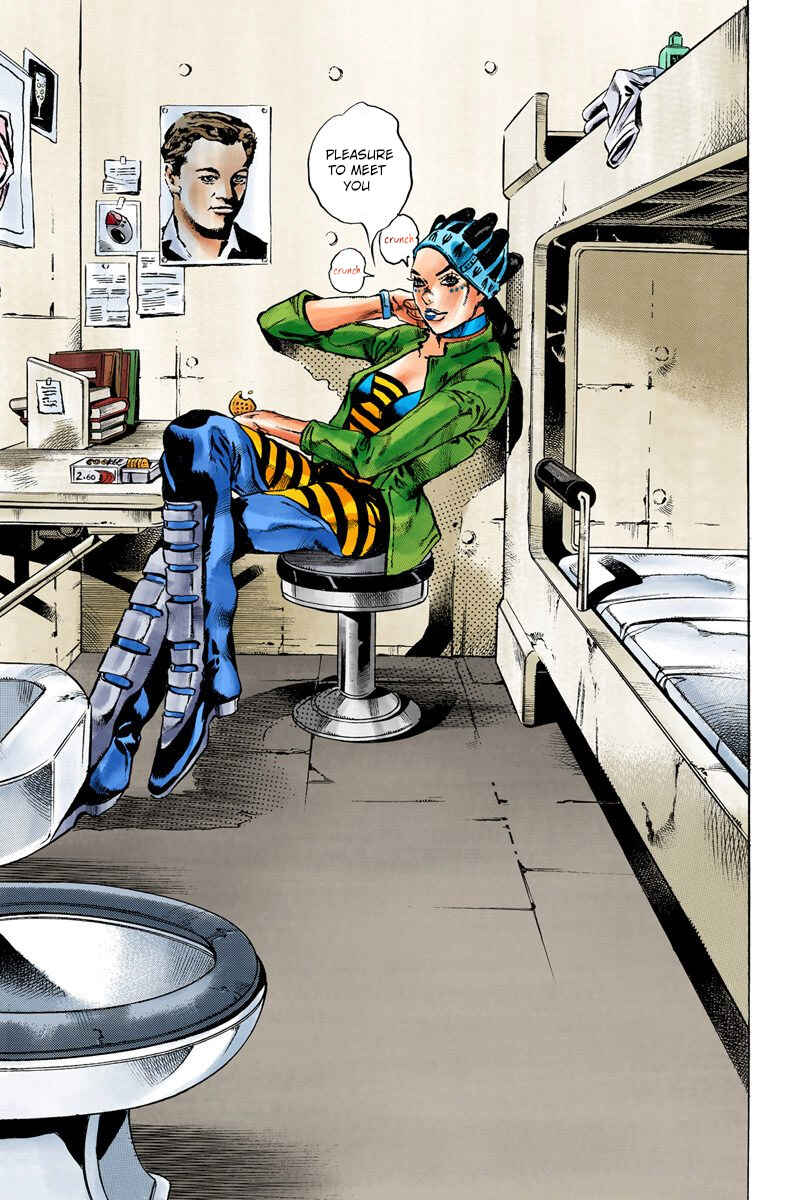 Page 12 Chapter 4 JoJos Bizarre Adventure, Part 6: Stone Ocean (Official Colored)
