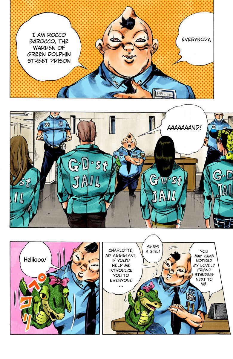 Page 4 Chapter 4 JoJos Bizarre Adventure, Part 6: Stone Ocean (Official Colored)