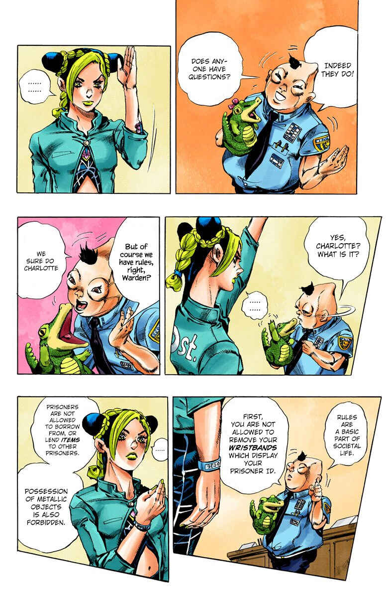 Page 6 Chapter 4 JoJos Bizarre Adventure, Part 6: Stone Ocean (Official Colored)
