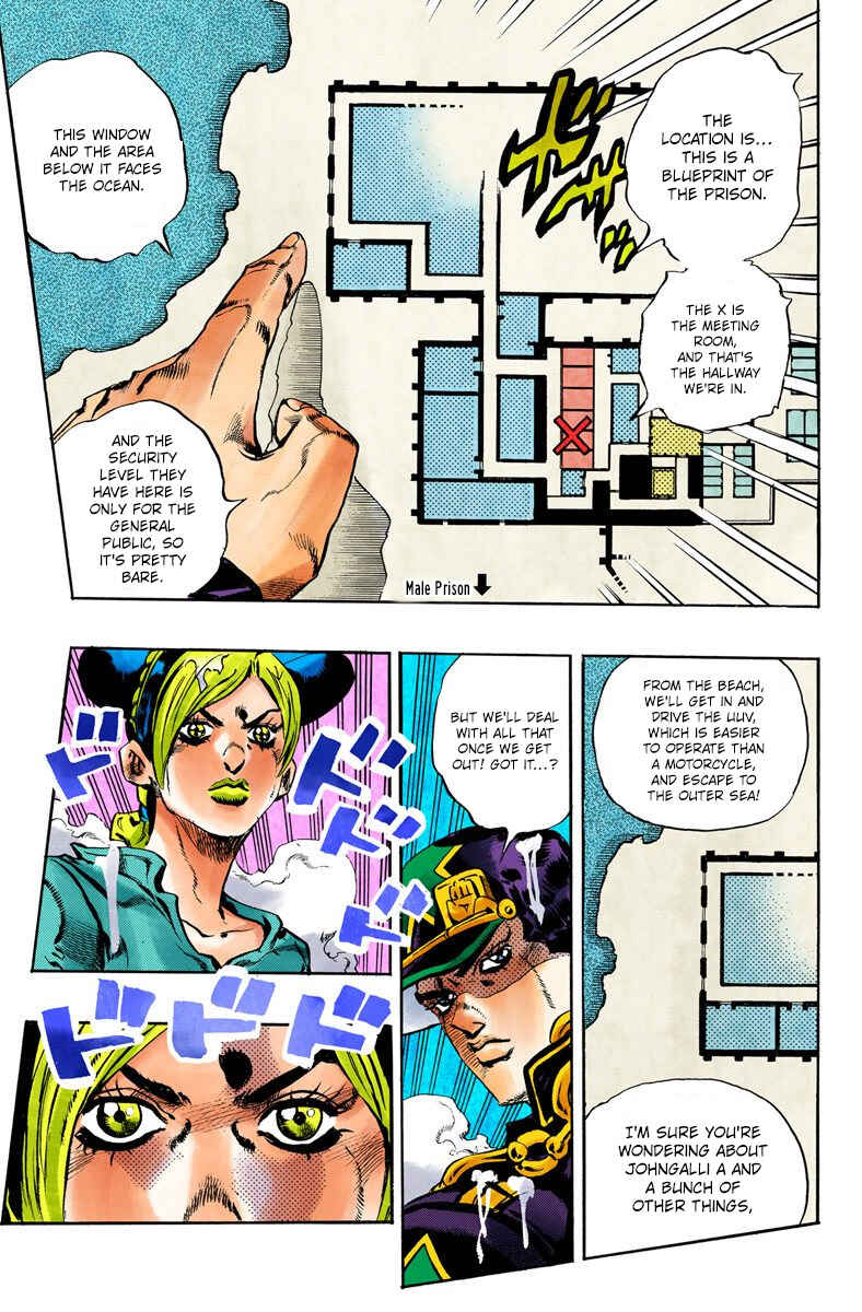 Page 18 Chapter 17 JoJos Bizarre Adventure, Part 6: Stone Ocean (Official Colored)