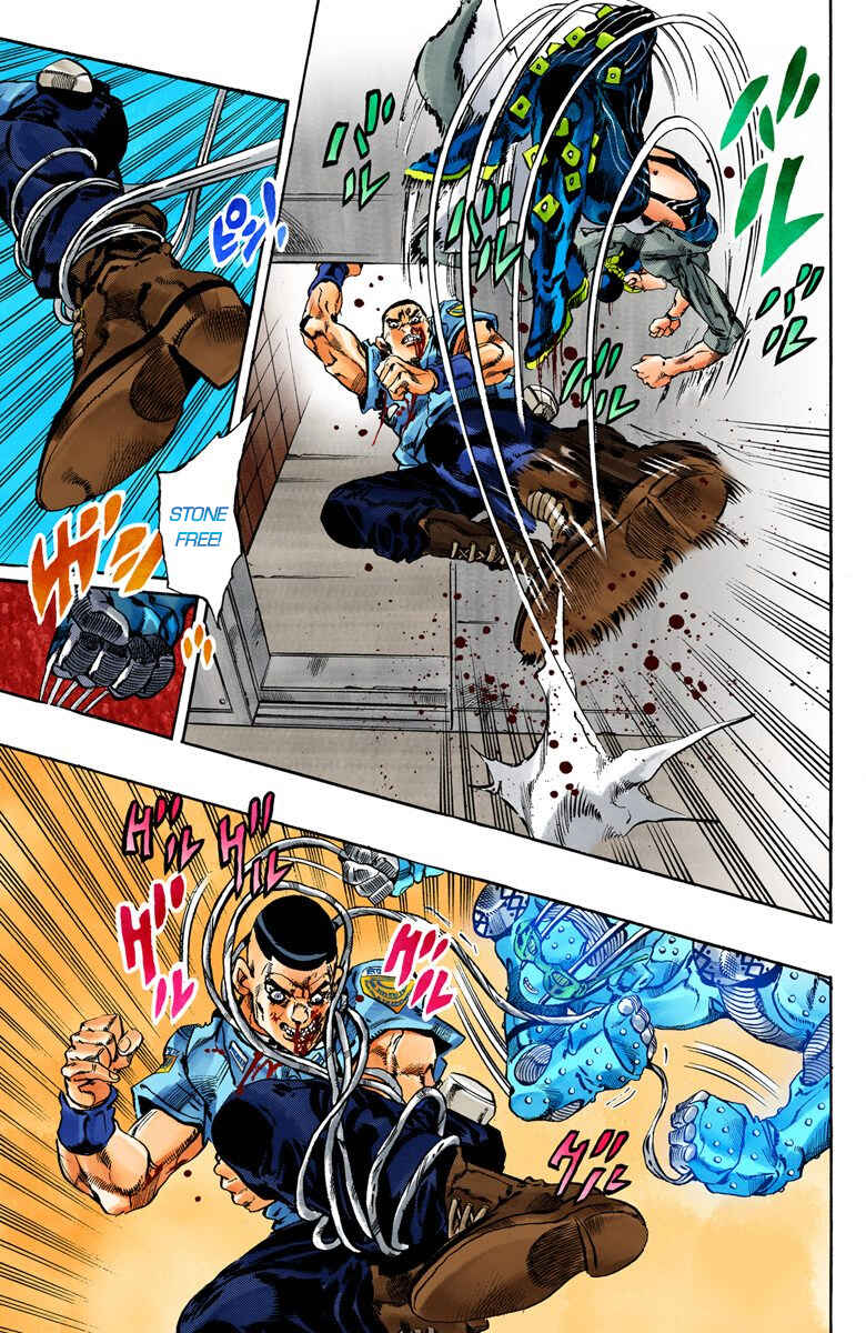 Page 15 Chapter 61 JoJos Bizarre Adventure, Part 6: Stone Ocean (Official Colored)