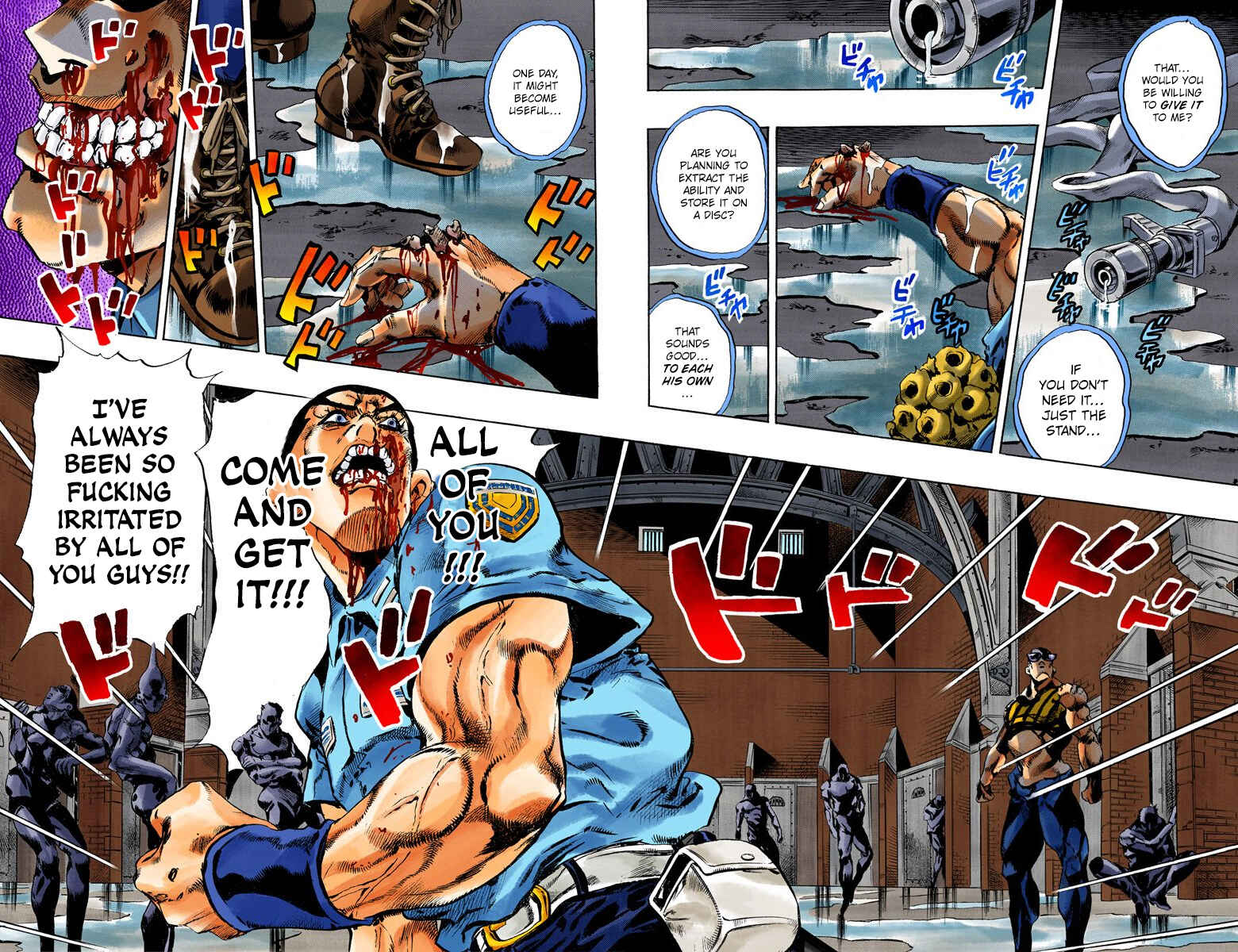 Page 8 Chapter 61 JoJos Bizarre Adventure, Part 6: Stone Ocean (Official Colored)