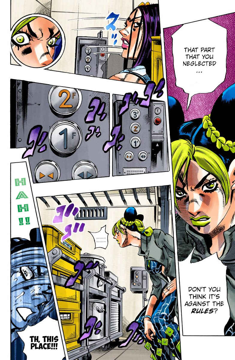 Page 9 Chapter 38 JoJos Bizarre Adventure, Part 6: Stone Ocean (Official Colored)