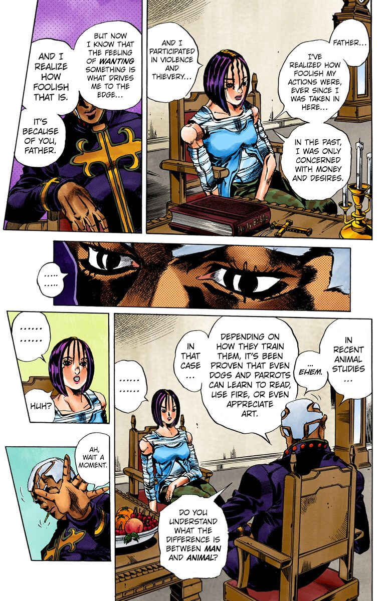 Page 11 Chapter 34 JoJos Bizarre Adventure, Part 6: Stone Ocean (Official Colored)