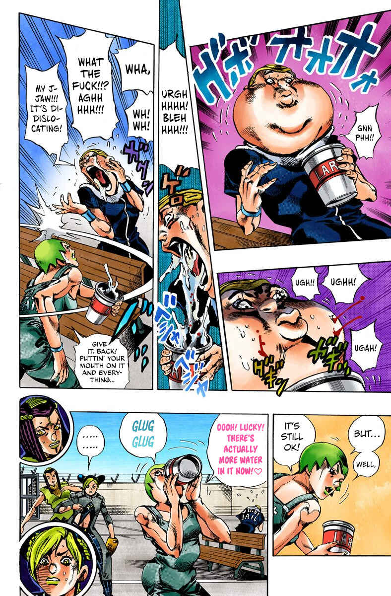 Page 8 Chapter 34 JoJos Bizarre Adventure, Part 6: Stone Ocean (Official Colored)