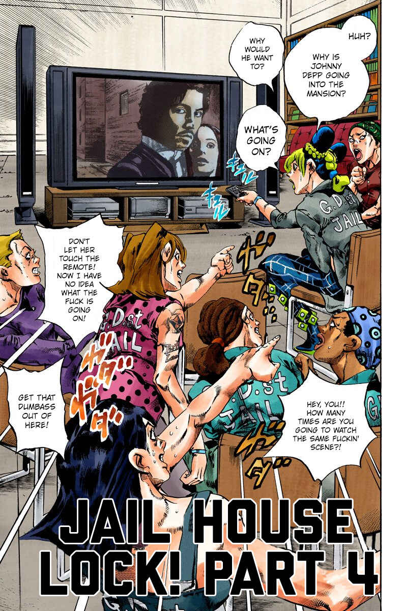 Page 1 Chapter 99 JoJos Bizarre Adventure, Part 6: Stone Ocean (Official Colored)