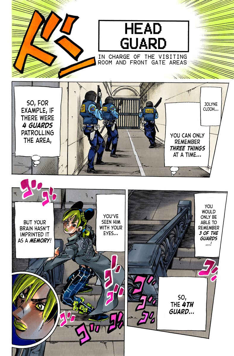 Page 17 Chapter 99 JoJos Bizarre Adventure, Part 6: Stone Ocean (Official Colored)