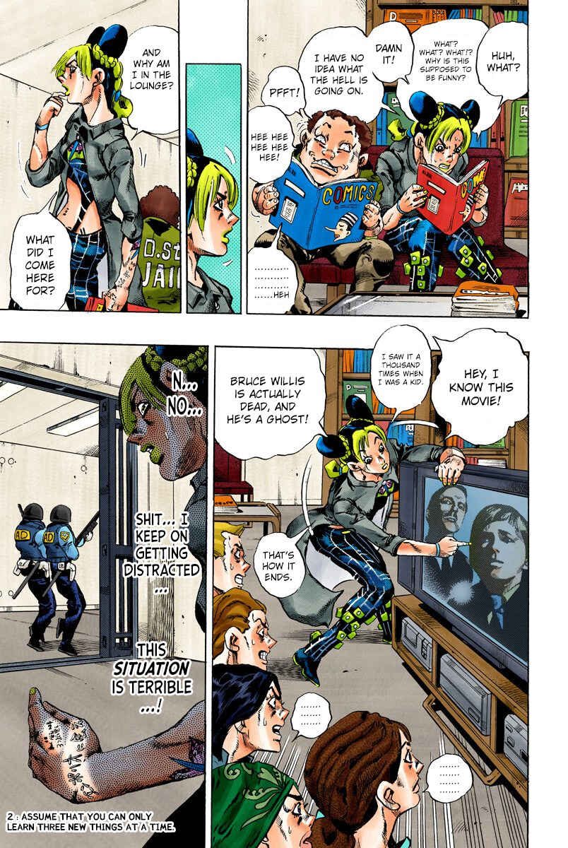 Page 3 Chapter 99 JoJos Bizarre Adventure, Part 6: Stone Ocean (Official Colored)