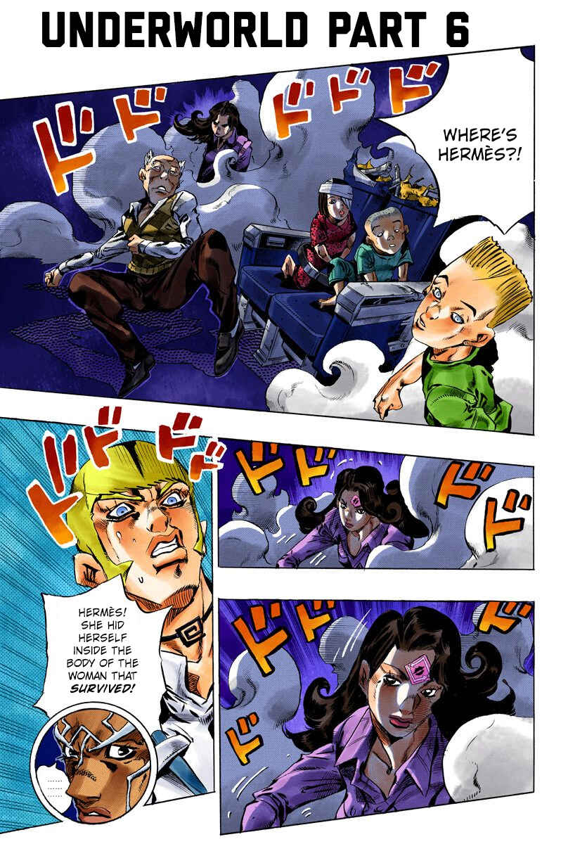 Page 1 Chapter 124 JoJos Bizarre Adventure, Part 6: Stone Ocean (Official Colored)