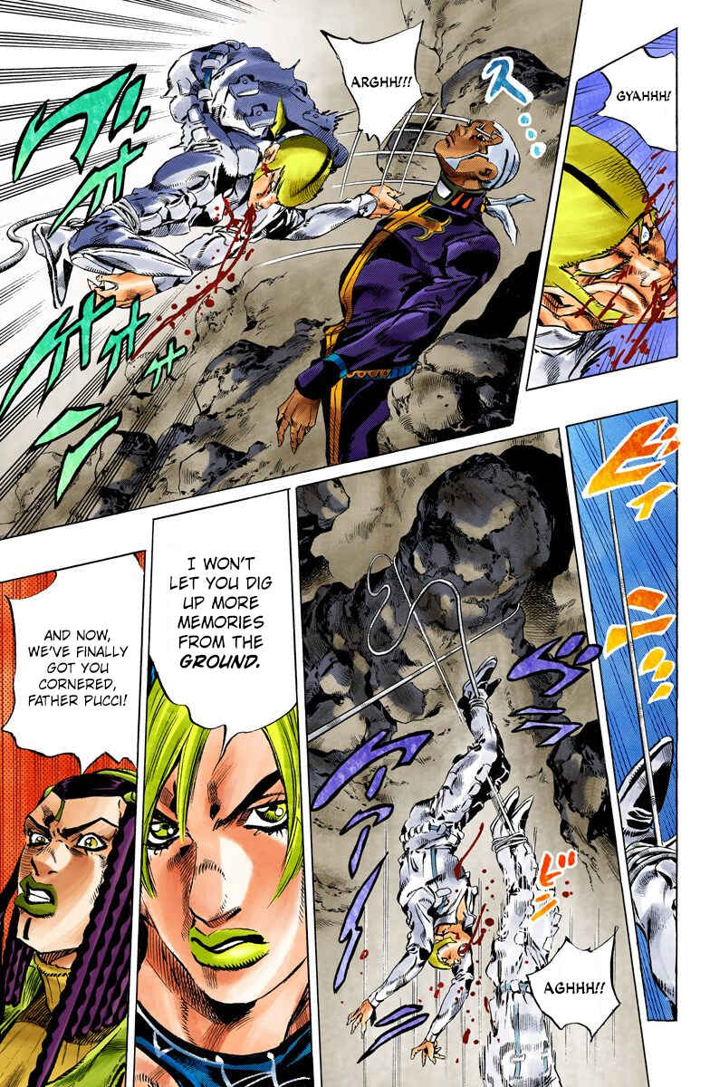 Page 8 Chapter 124 JoJos Bizarre Adventure, Part 6: Stone Ocean (Official Colored)
