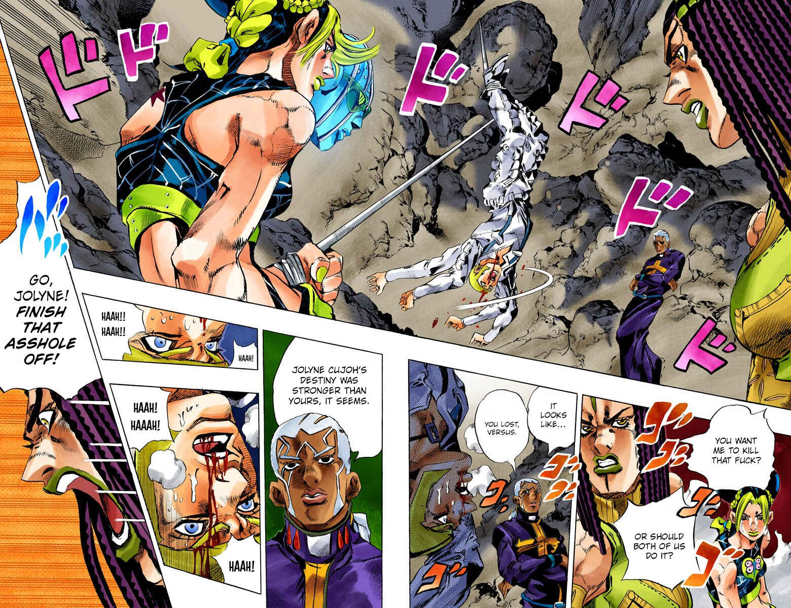 Page 9 Chapter 124 JoJos Bizarre Adventure, Part 6: Stone Ocean (Official Colored)