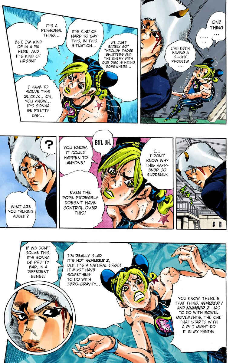 Page 9 Chapter 43 JoJos Bizarre Adventure, Part 6: Stone Ocean (Official Colored)