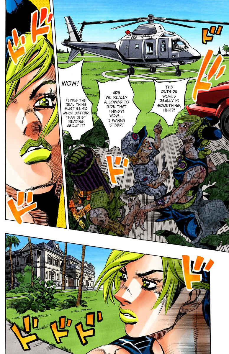 Page 13 Chapter 111 JoJos Bizarre Adventure, Part 6: Stone Ocean (Official Colored)