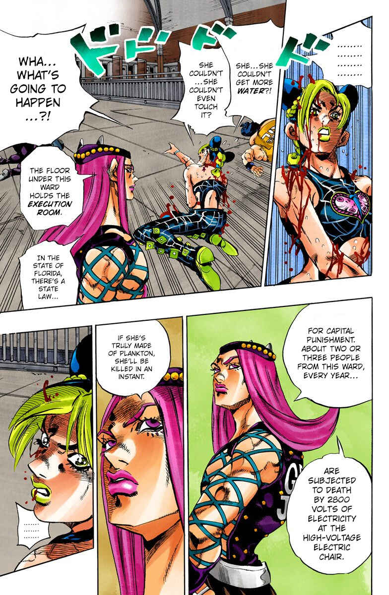 Page 8 Chapter 72 JoJos Bizarre Adventure, Part 6: Stone Ocean (Official Colored)